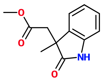 (image for) MCYM0206 (3-Methyl-2-oxo-2,3-dihydro-1H-indol-3-yl)-acetic acid methyl ester